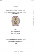 PERKEMBANGAN SISA HASIL USAHA PADA KOPERASI KARYAWAN BINA BANUA BANJARAMASIN