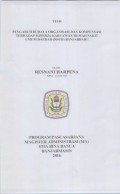 PENGARUH BUDAYA ORGANISASI DAN KOMPENSASI TERHADAP KINERJA KERYAWAN RUMAH SAKIT UMUM DAERAH (RSUD) BANJARBARU