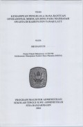 KEMAMPUAN PENGELOLA DANA BANTUAN OPERASIONAL SEKOLAH (BOS) PADA MADRASAH SWASTA DI KABUPATEN TANAH LAUT